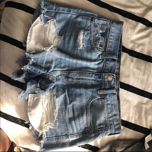 Ripped American Eagle Jean Shorts